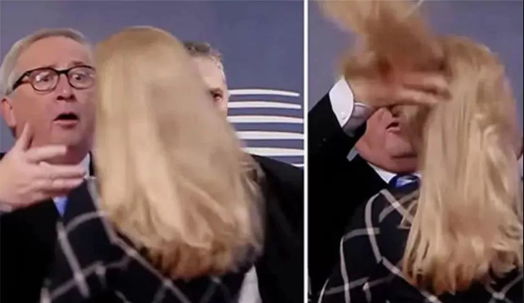 女人的头发不能随便摸，欧委会主席也不行