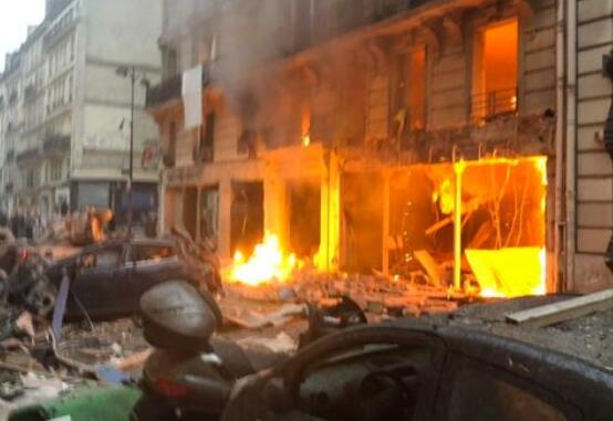 法国巴黎市中心发生爆炸已致20伤 或与燃气泄漏有关