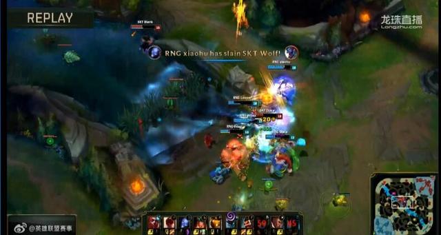 MSI季中邀请赛小组赛最后一轮 SKT险胜RNG