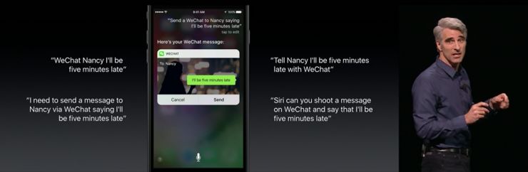 WWDC专题| Siri 新技能Get！帮你发微信、叫滴滴、支付宝转账