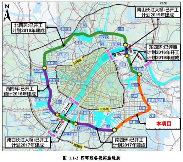 武汉市的四环线 (图)