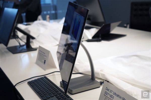 戴尔全球最薄27英寸显示器出镜:颜值无死角