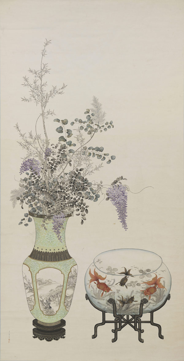 台北故宫“瓶花与盆景画特展”：体会百卉清供之美_凤凰网