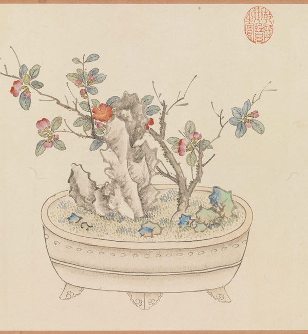 台北故宫“瓶花与盆景画特展”：体会百卉清供之美_凤凰网