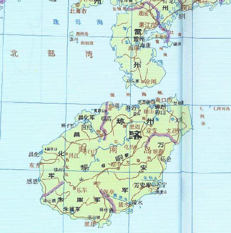 图：北宋时期的海南
