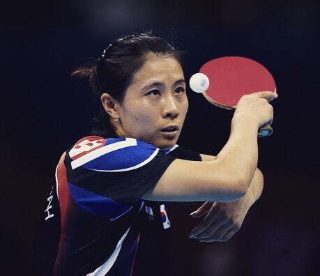 韩国乒球名将金景娥39岁复出 险爆冷掀翻冯天薇