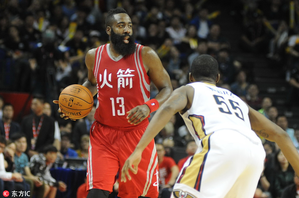 凤凰体育讯 北京时间10月9日,nba中国赛上海站的比赛今晚打响,火箭队