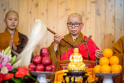 万佛阁寺院落成全堂佛像开光暨性康法师晋院升座庆典