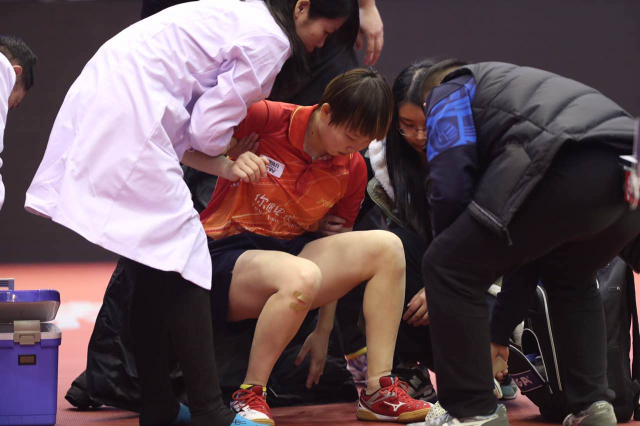 再遇对手受伤!刘诗雯完胜:上场第一目的就是赢