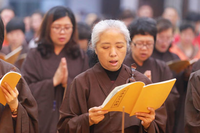 正月初九天公生厦门鸿山寺隆重举行大供天法会