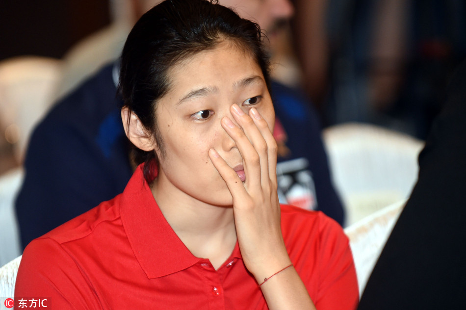 大奖赛澳门站开打在即 朱婷一脸疲惫