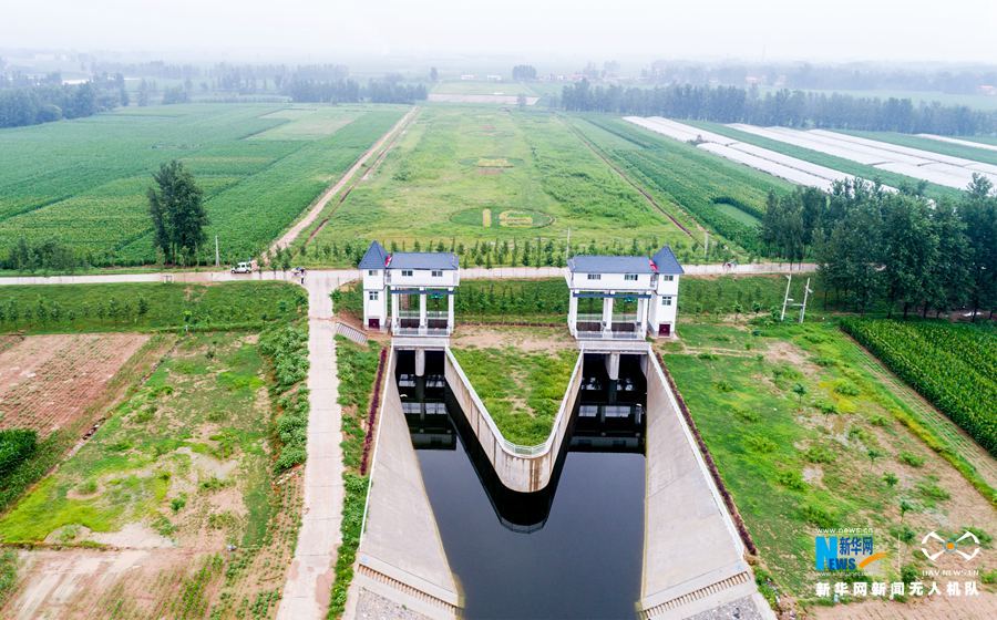 2017年7月29日,河南省濮阳县阳邵乡南留固村附近的引黄入冀补淀工程穿