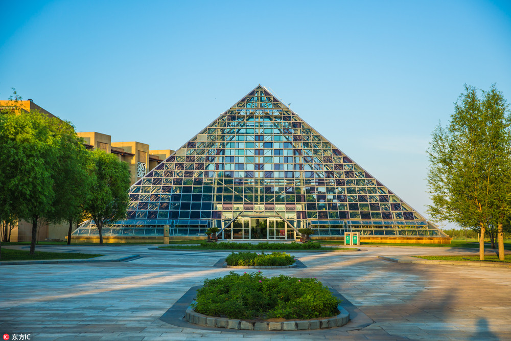 库布其沙漠里的"小迪拜" 走进七星湖沙漠酒店