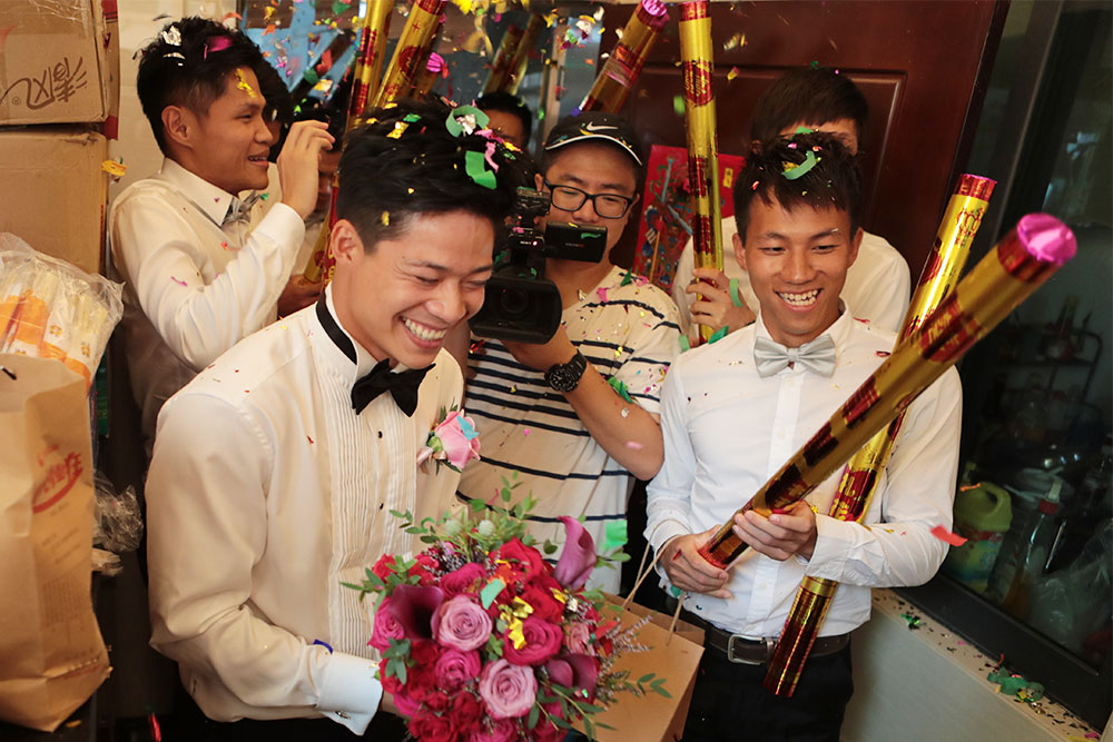 史上最快抢亲团上线!苏炳添献吻新娘