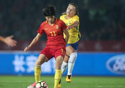 中国女足2-2绝平巴西 男足1-0险胜柬埔寨