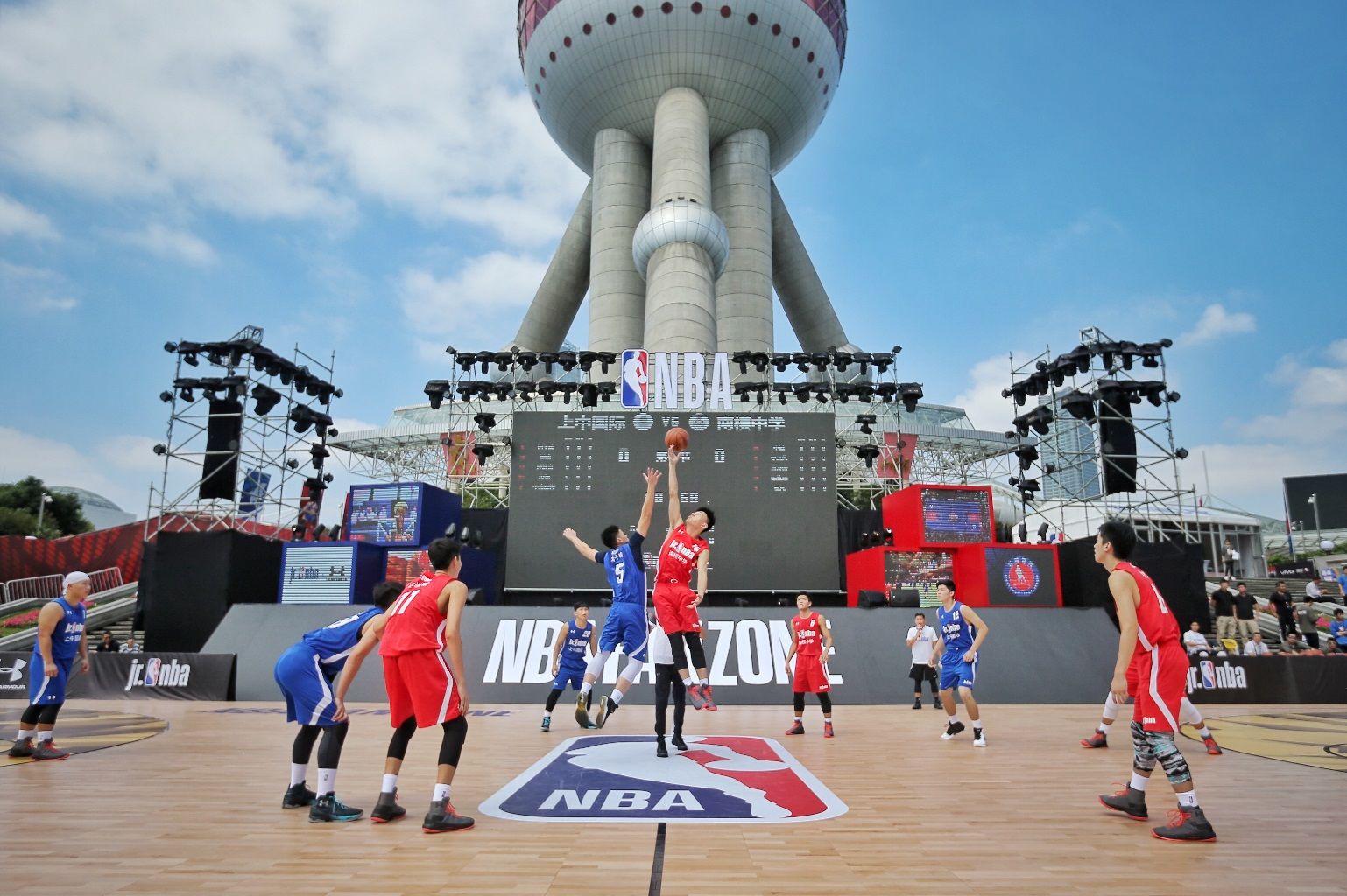 20172018jrnba上海站周五揭幕8支顶尖高中球队角逐冠军