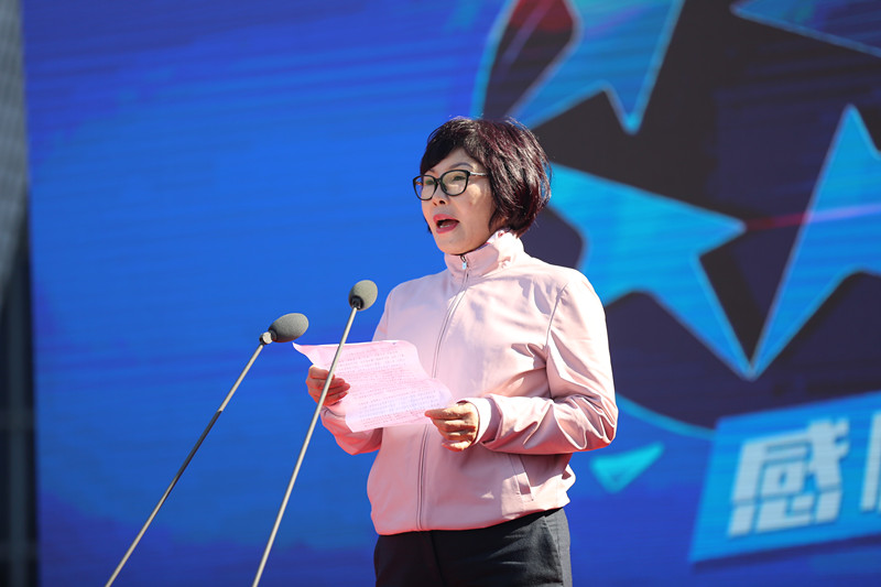 海南广播电视总台总编辑尹婕妤致辞海口市委常委,宣传部长王忠云在