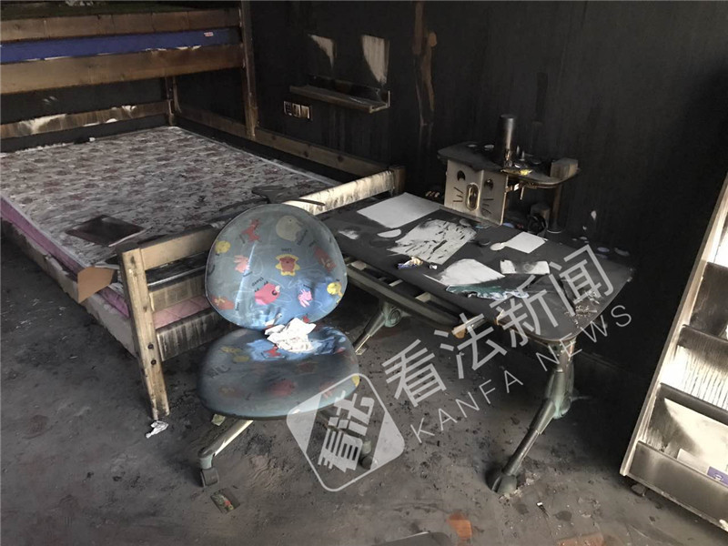 杭州保姆纵火案事发现场内部照片曝光