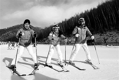 迎冬奥大杨杨崇礼学滑雪