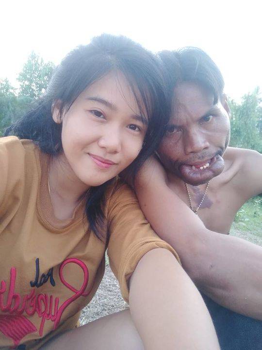 泰国美女再嫁患病丑男前夫崩溃