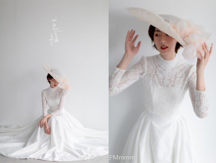 张哲嘉女友婚纱照