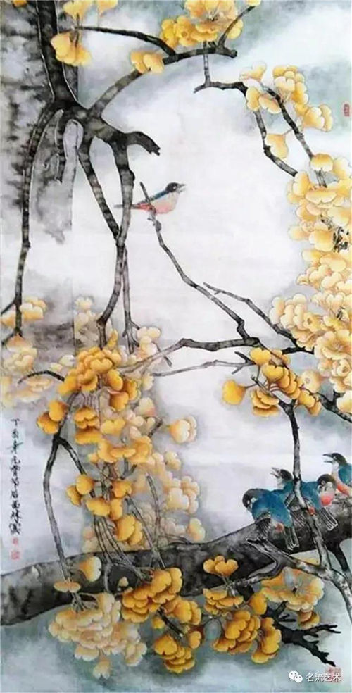 工笔画名家刘西林印象