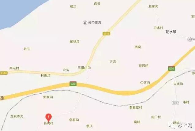 汜水镇地图图片
