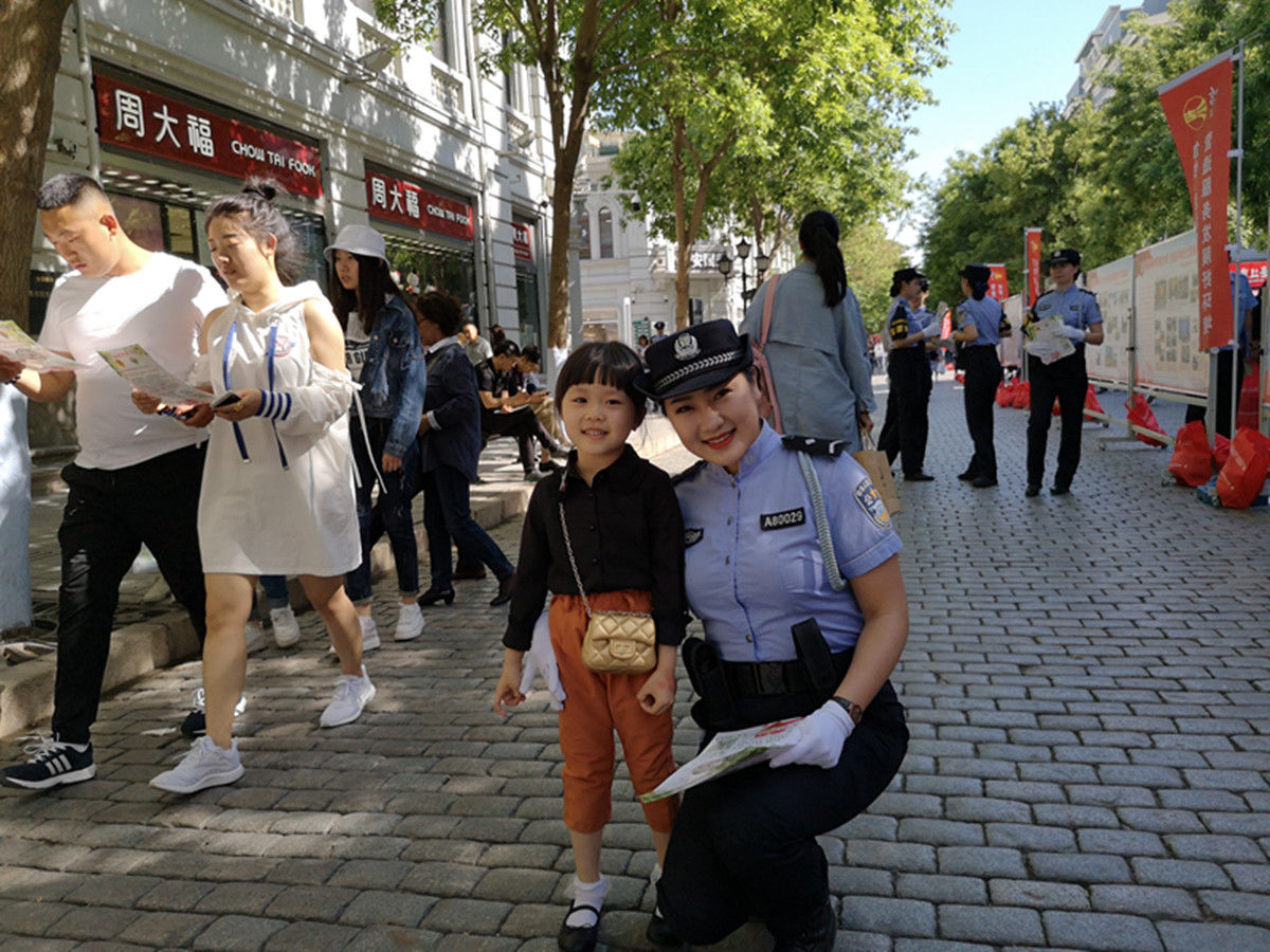 微笑城市|女子巡邏輔警大隊 用辛勤和汗水守護冰城平安