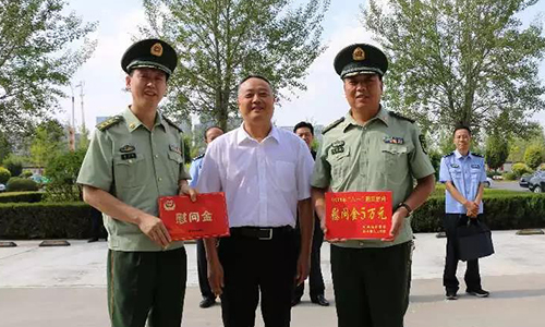 局长张明深入武警支队,消防支队特勤二中队,榆横公安分局沙河口派出所