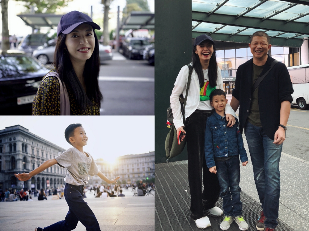 姚晨开启看秀新模式一家三口其乐融融也太令人羡慕了吧