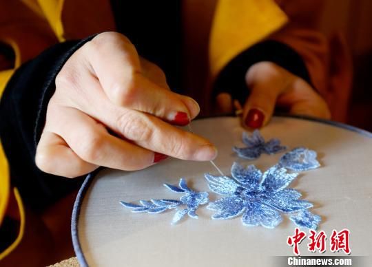 当刺绣遇上干花