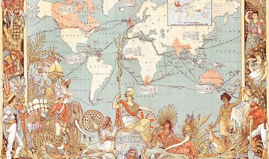 1950年世界地图高清图片