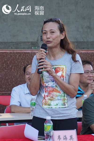 前中国女足队员韦海英