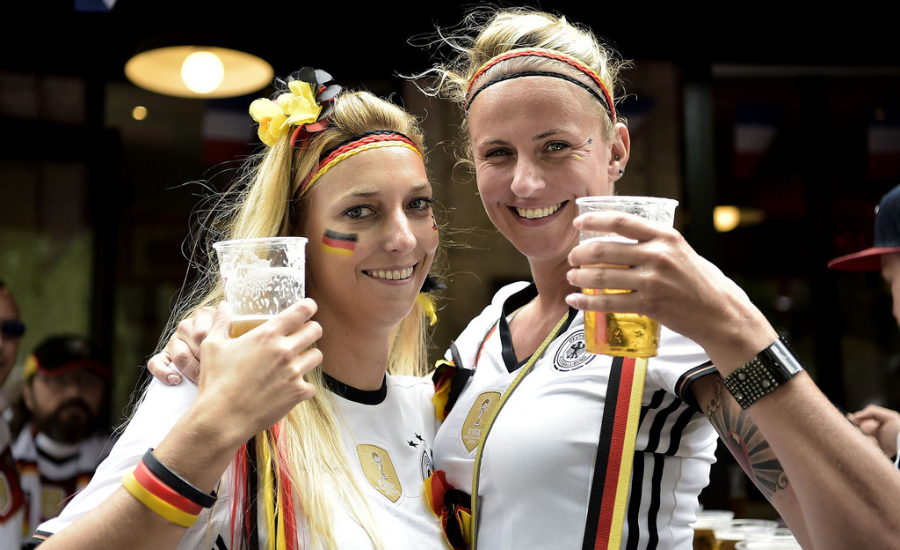 德国美女球迷世界杯图片