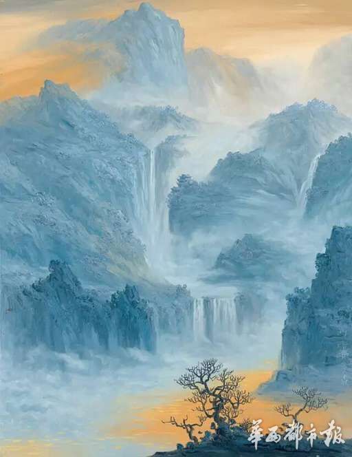 中西合璧 艺术家用油画带你走进"桃花源"