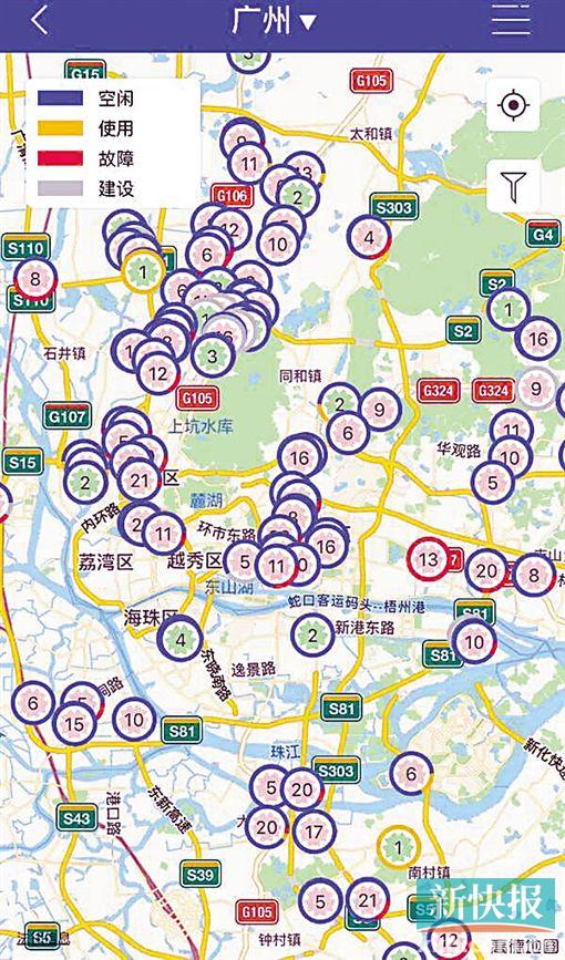 广东省充电桩分布图图片