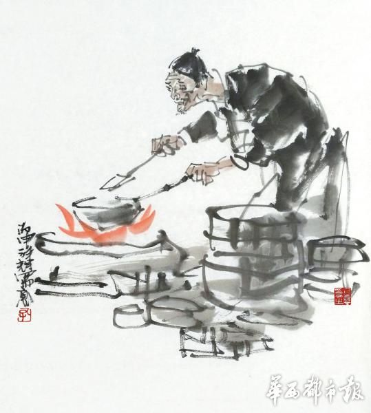 古代厨师画图片