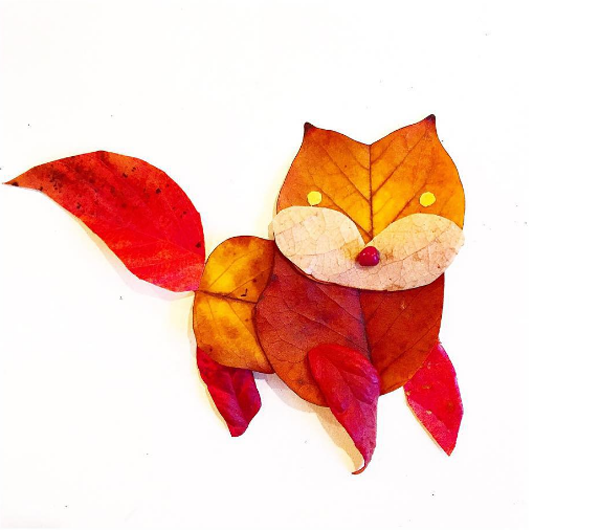 植物还能这么玩 一组清新的落花拼图宁静治愈