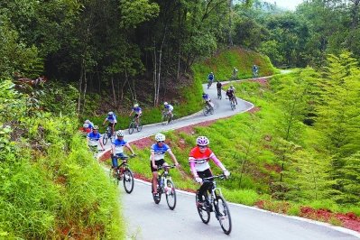 永安山地自行车公园图片