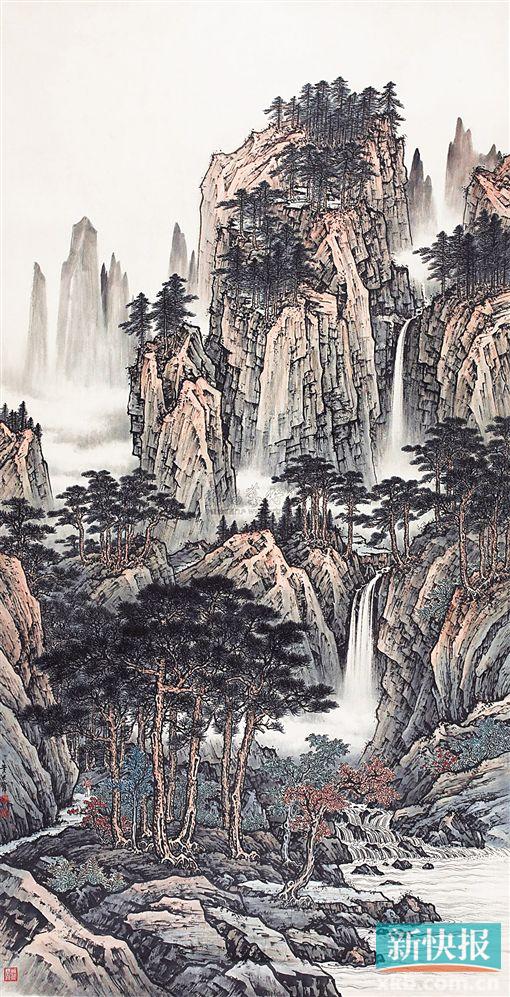 黄君璧 万壑松风图 雅昌供图