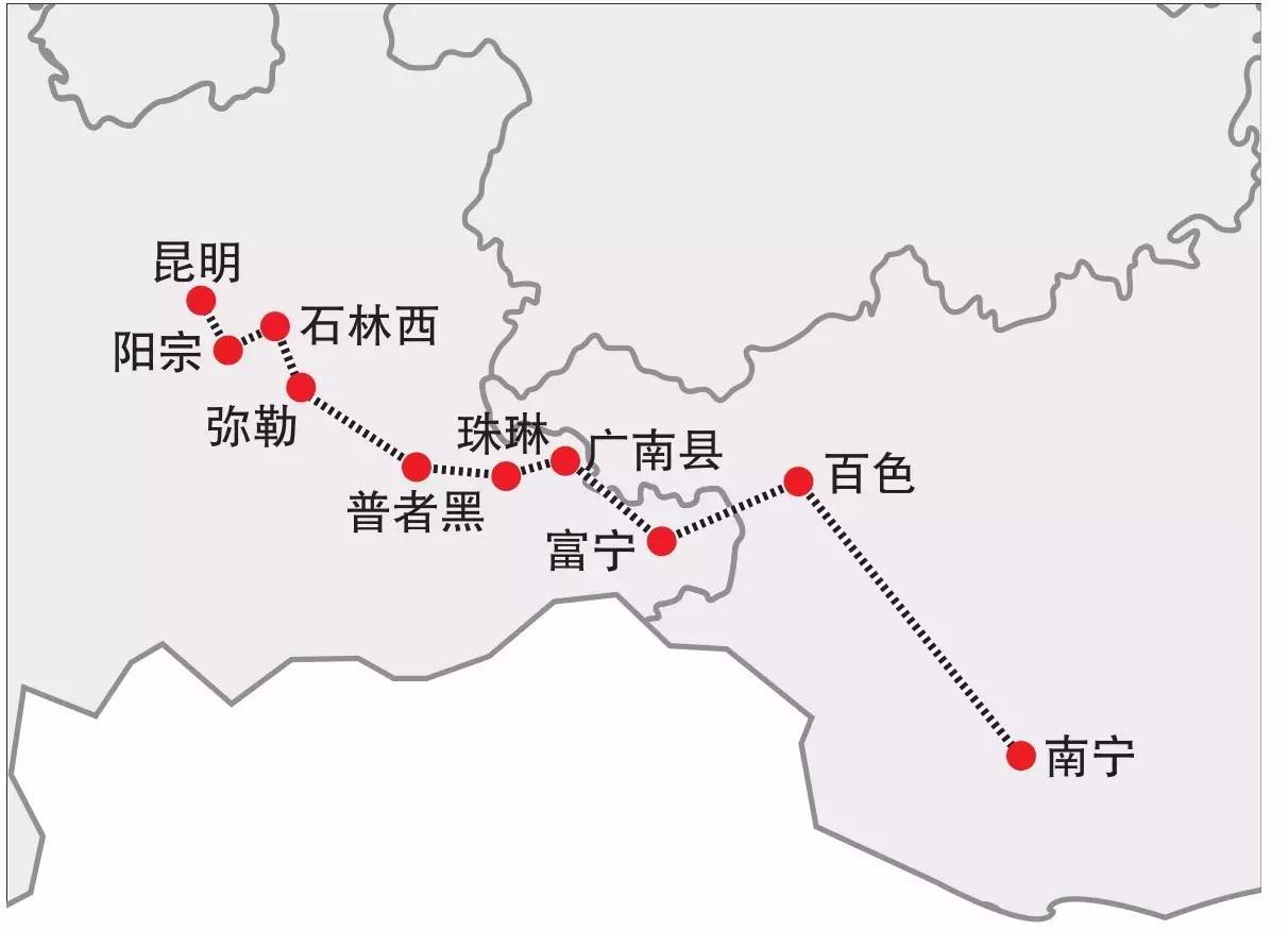 地铁一号线全线通车,解决的是城市内部交通畅通问题;玉林通动车"新