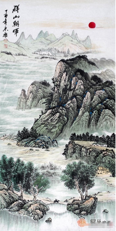 宋唐精品字画欣赏品味宋唐山水画中的艺术之美