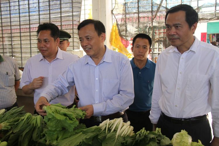 海南乐东县委书记吴川祝深入一线检查森林防火,环境卫生,维稳安保年会