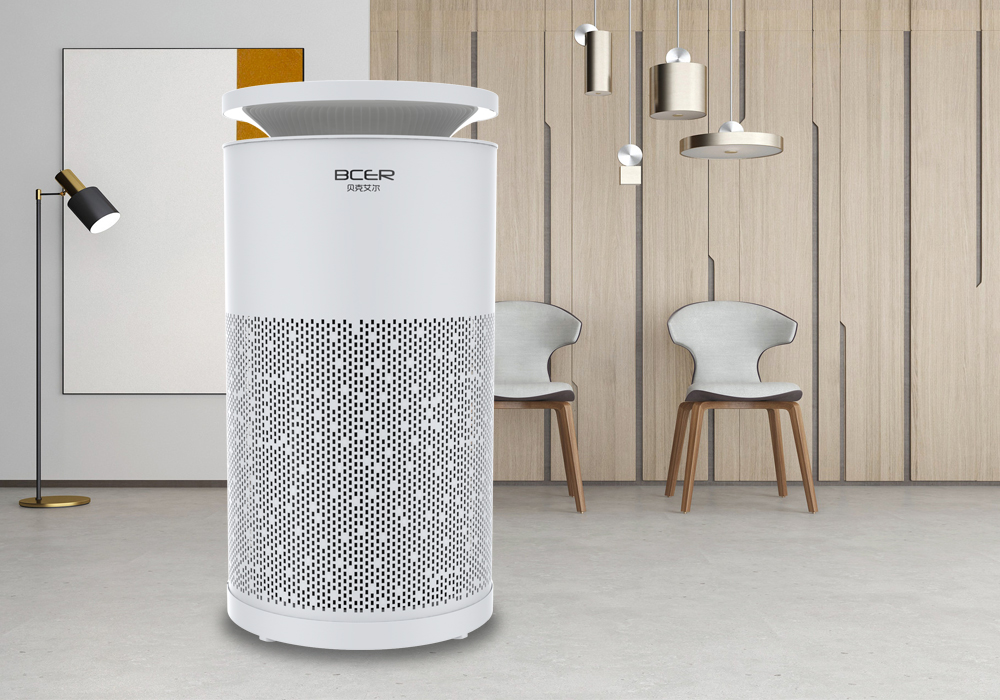 bcer贝克艾尔空气净化器kj550f-s03卧室家用负离子除甲醛雾霾烟异味pm