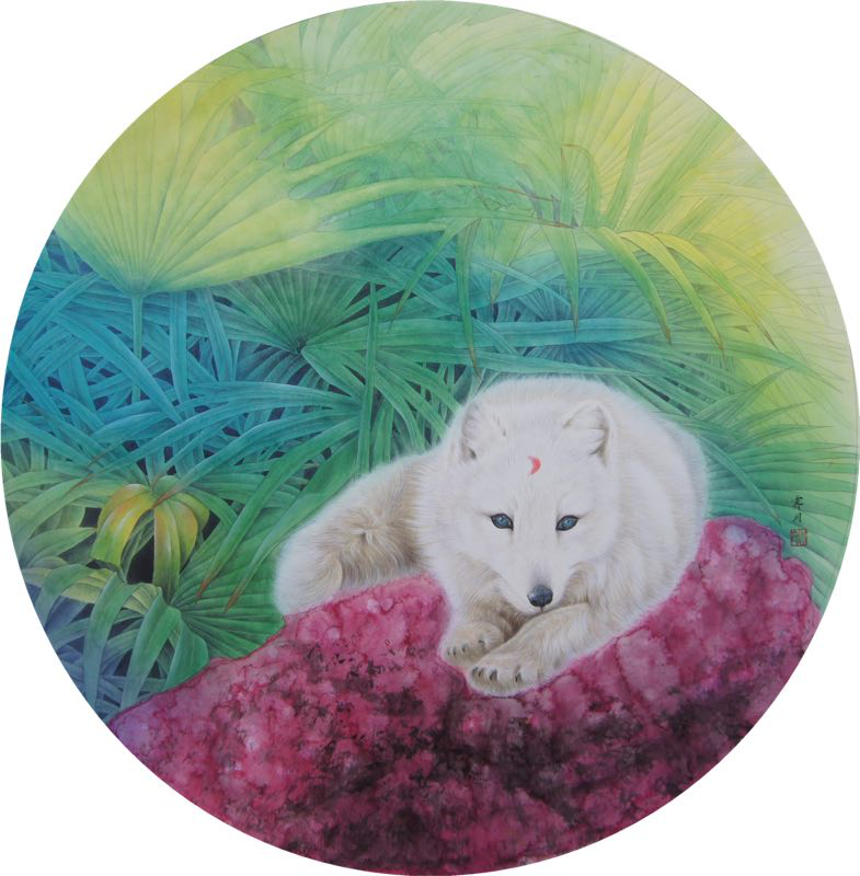 明明是菩萨却偏偏修炼成了狐仙画狐仙子姚霁月