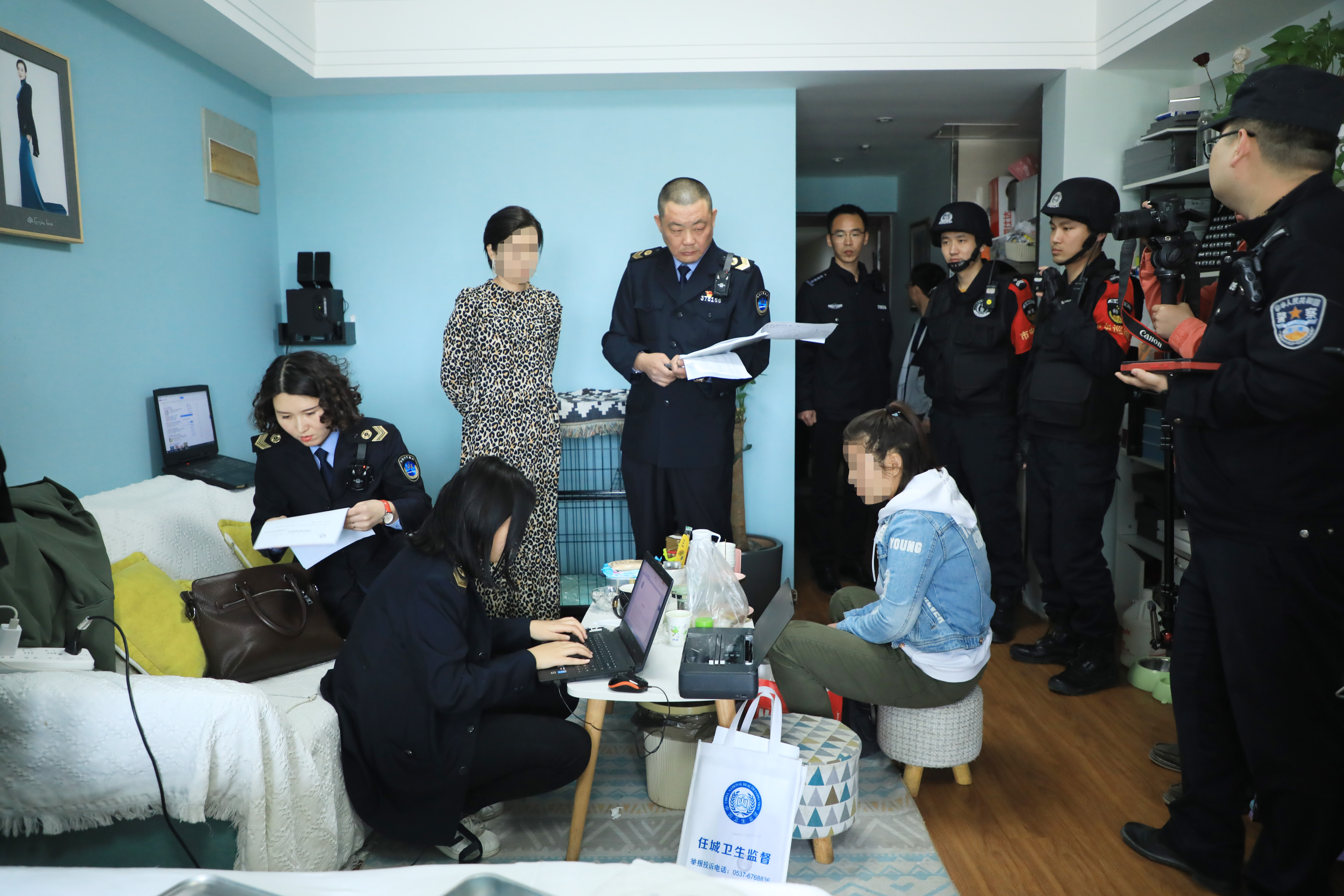 任城区政府牵头,区委宣传部,济宁市公安局市中分局,区卫生监督所等多