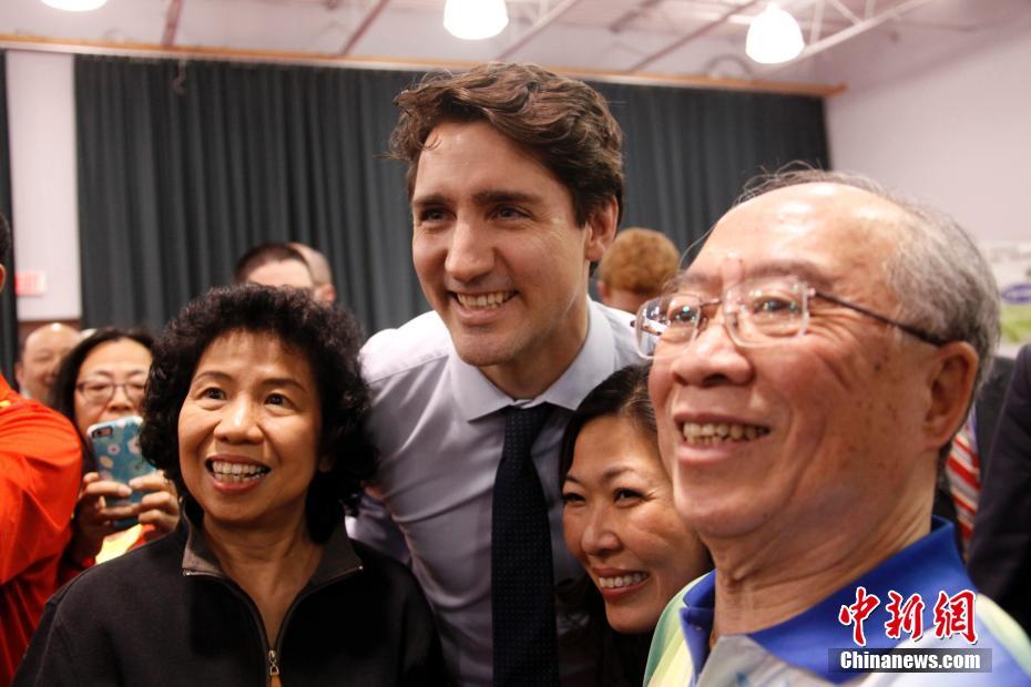 加拿大总理特鲁多造访多伦多华社
