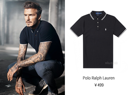 贝克汉姆穿polo ralph lauren衬衫